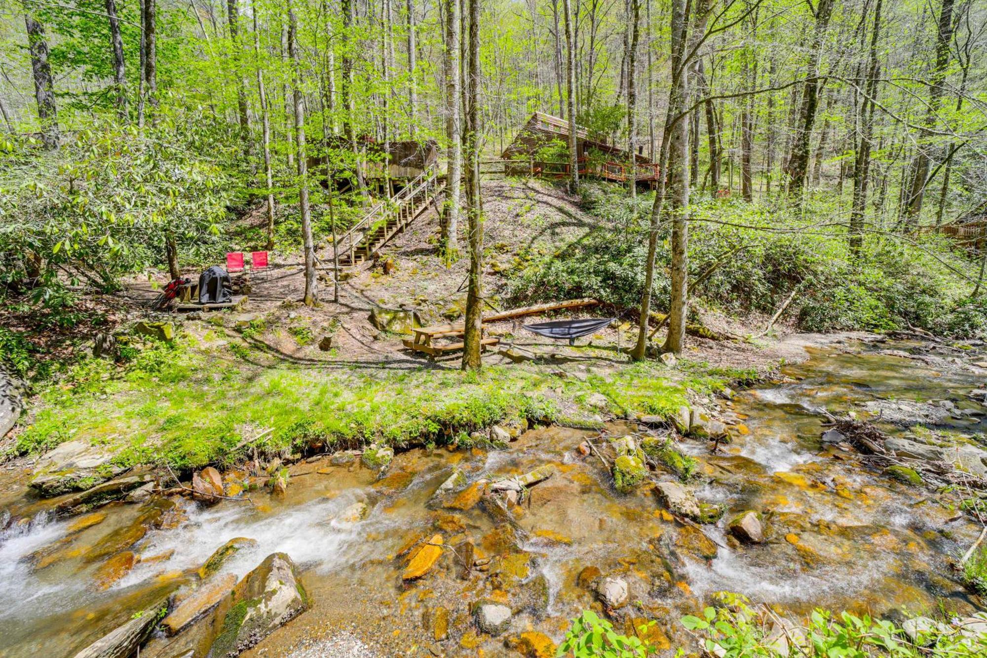 Creekside Whittier Cabin With Fire Pit Near Hiking! Екстер'єр фото